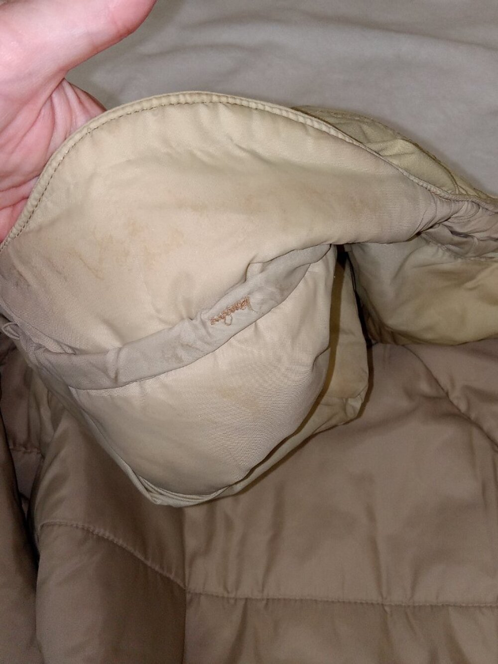 Vintage Browning Gore-Tex Parka Jacket Mens M Made USA Hooded Hunting Tan - Picture 10 of 14